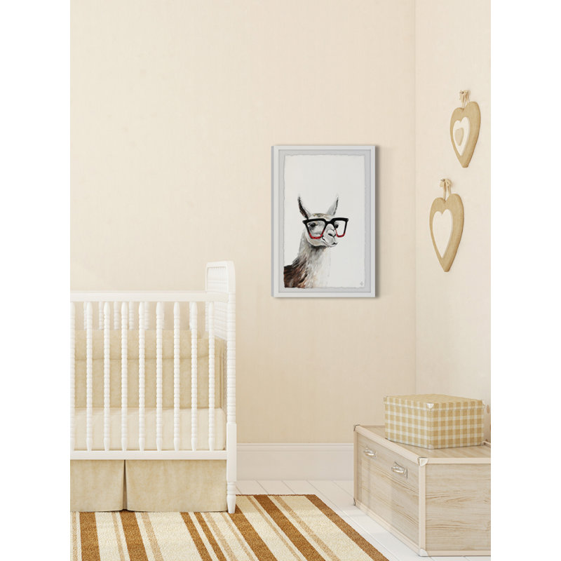 Markus Smart Llama II - Single Picture Frame Painting, 30cm H x 20cm W