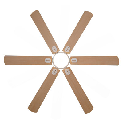 Smart 60" Indoor/Outdoor Ceiling Fan With Light, Modern White 6-Blade Design, Remote Control, Dimmable LED, 6-Speed Quiet DC Motor, Reversible For Year-Round Use