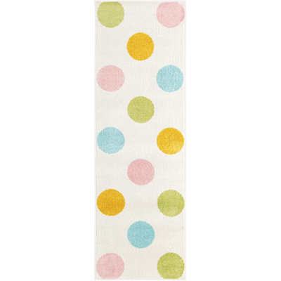  Tapis fantaisie à pois pour enfants