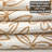 Floral Block Print Honey Comb Weave Cotton Fabric Set of 6 Hand Towel, Lily
