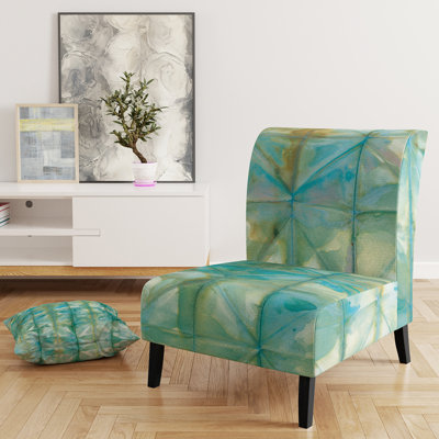 Fauteuil de chambre rembourré Blue Diamonds