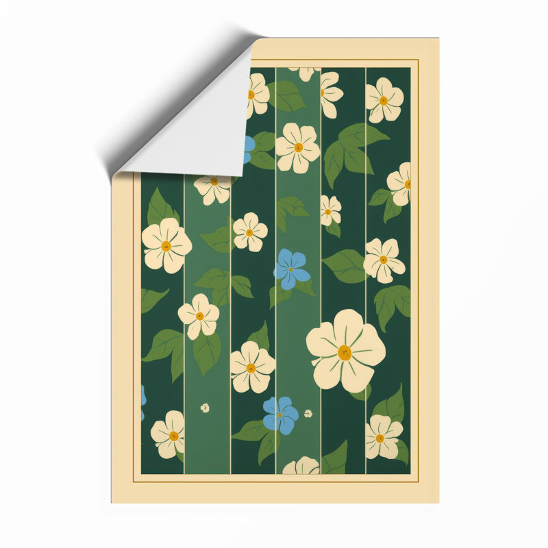 Scattered Florals Botanical - Framed Print, A2 - 59.4 x 42.0 cm, Unframed