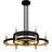 Albee 6-Light Matte Black Chandelier
