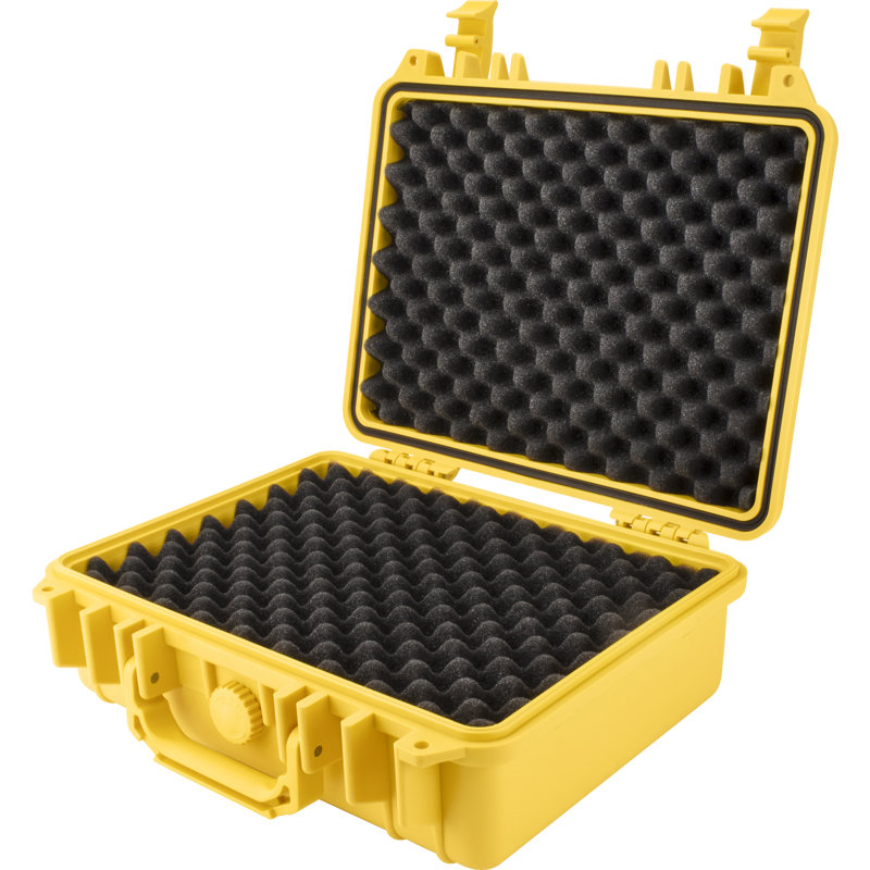 HD-200 WT PROTECTIVE HARD CASE W/FOAM, Yellow