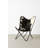  Hair On Black/White Butterfly Chair