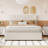 Size Upholstered Platform Bed With 2 Drawers And 1 Size Trundle, Classic Headboard Design,-1959891543