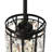  Baconton 3 - Light 31.5" W Glam Crystal Accents Kitchen Island Linear Pendant