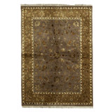 Dharma Oriental Area Rug in Camel/Ivory