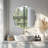 Minimalist Frameless Irregular Wall Hanging Mirror Silver Glass Beveled Mirror-1757065780