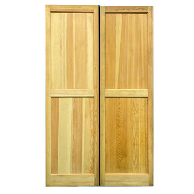 Solid Wood Raised Panel Shutter Pair