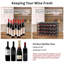 Cambryn Wine Bottle Rack Black