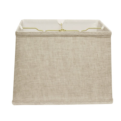White Linen Lamp Shade