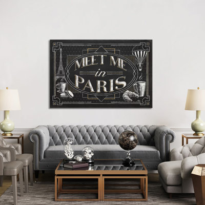 Vive Paris IV 1 Piece Wrapped Canvas Wall Art