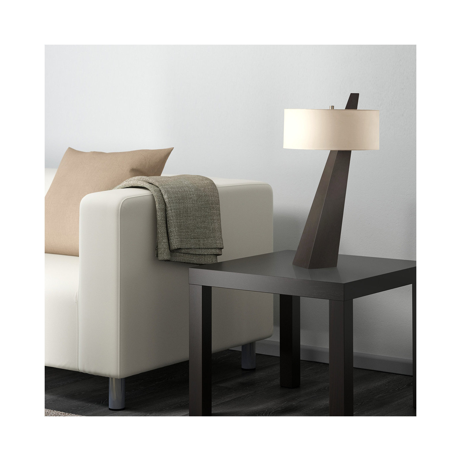 Obelisk Desk Lamp, Walnut