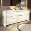 Ensemble de meuble-lavabo double 80 "avec miroir Lafarre-97832480-113108547