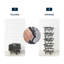 Support de rangement pliable en métal à 5 niveaux H 37 po x l 13,8 po avec roulettes - Aucune installation requise-120276788