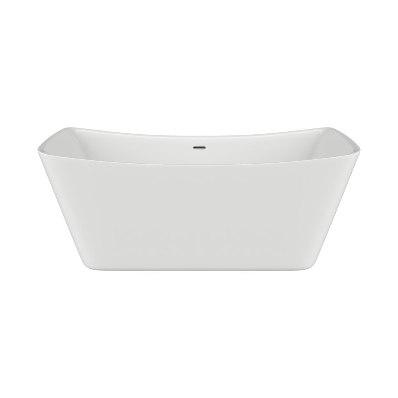 62'' x 29.5'' Freestanding Soaking Acrylic Bathtub