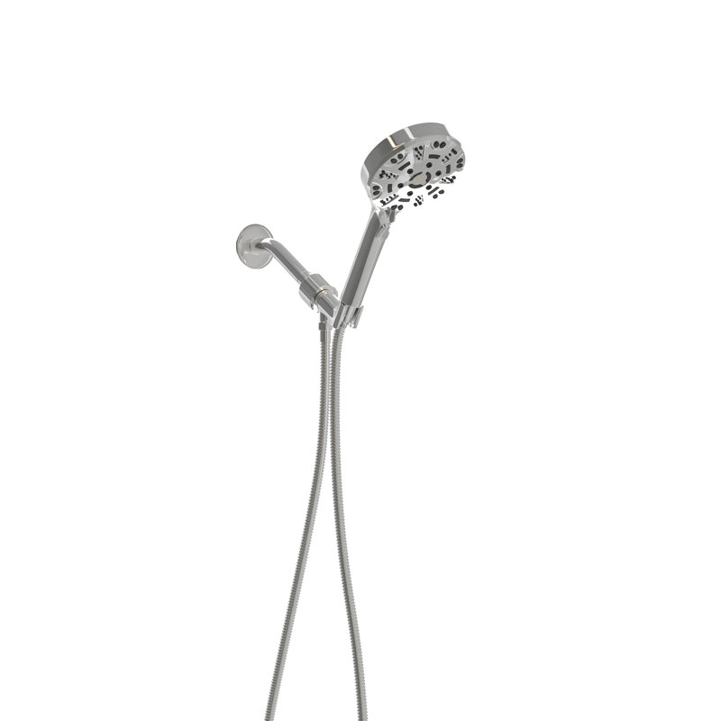 8 Shower Head - 4.7" With Spray, Rain And Massage Modes, 59" Stainless Steel Hose Refreshing Bath Adjustable Shower, Head, Enhance Your Enjoyment