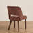 Modern Chenille Upholstered Dining Chair with Solid Wood Legs, Mid-Century Accent Side Chair for Kitchen & Dining Room-224059600