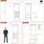 Système d'organisation de 49 à 156 po avec tablettes à chaussures et tiroirs réglables-2074135034