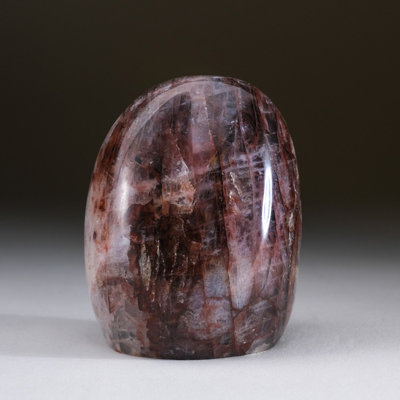 Polished Strawberry Quartz Freeform from Madagascar