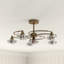 Greenhaw Glass Semi Flush Mount-13678189