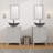 Allexus 24'' Single Bathroom Vanity with Manufactured Wood Top-259975962-259975963-254970578