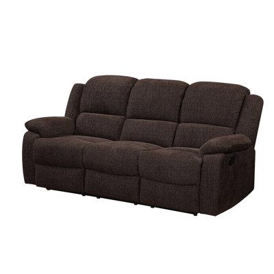 Madden Brown Chenille Motion Sofa