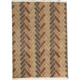 Tibetan Wool Chevron Area Rug