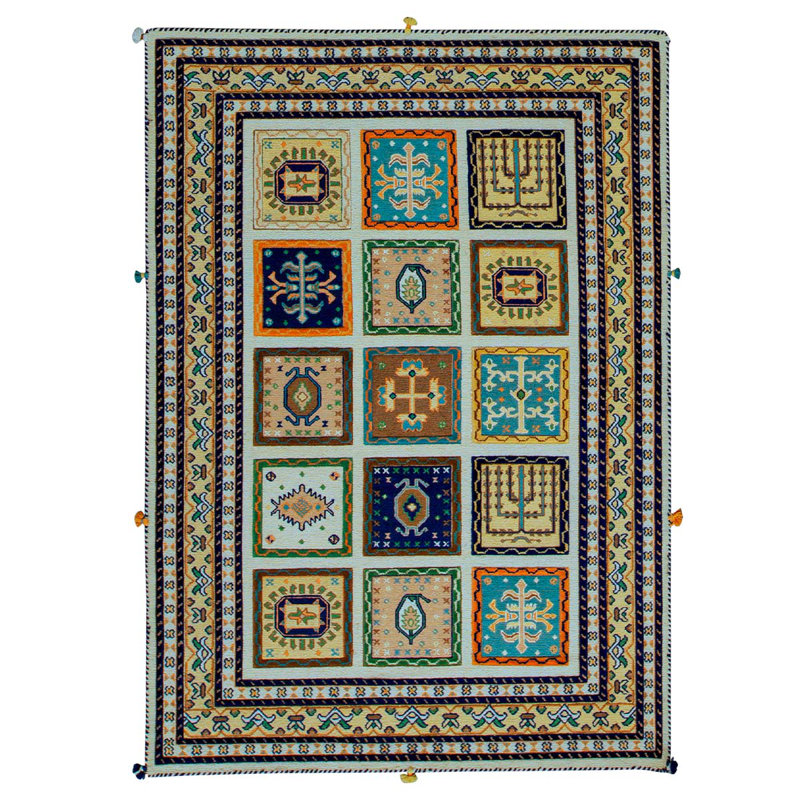 Dharma Hand Knotted Patchwork Area Rug