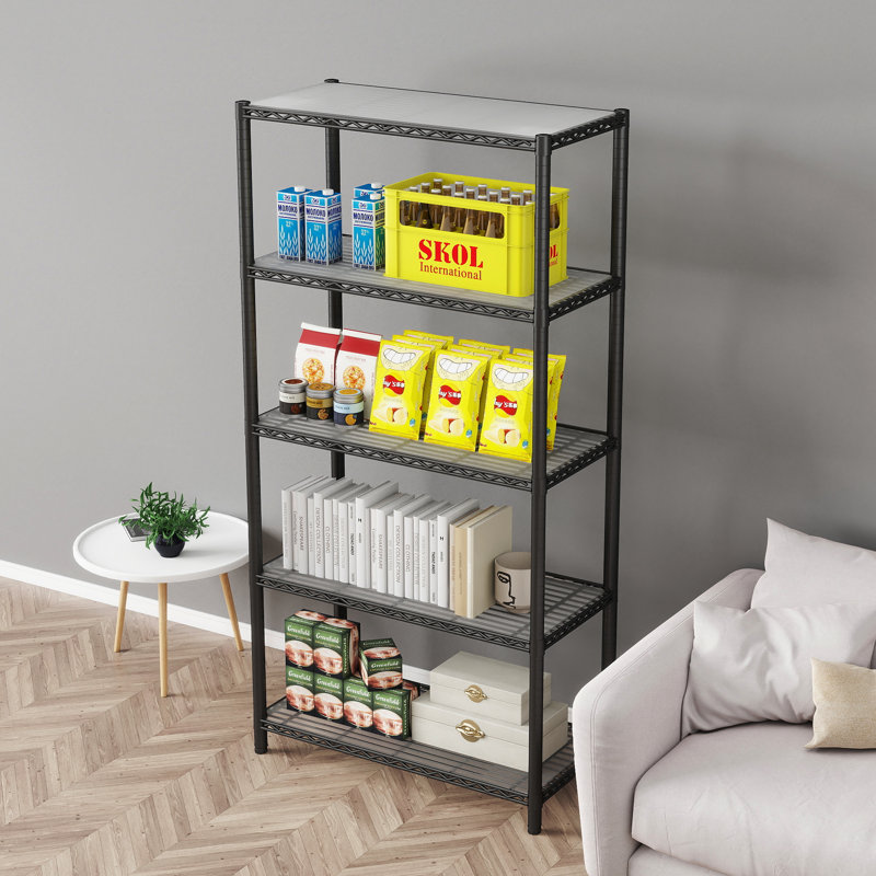 Rayonnage avec tablettes réglables, H 72 po x l 36 po x P 16 po