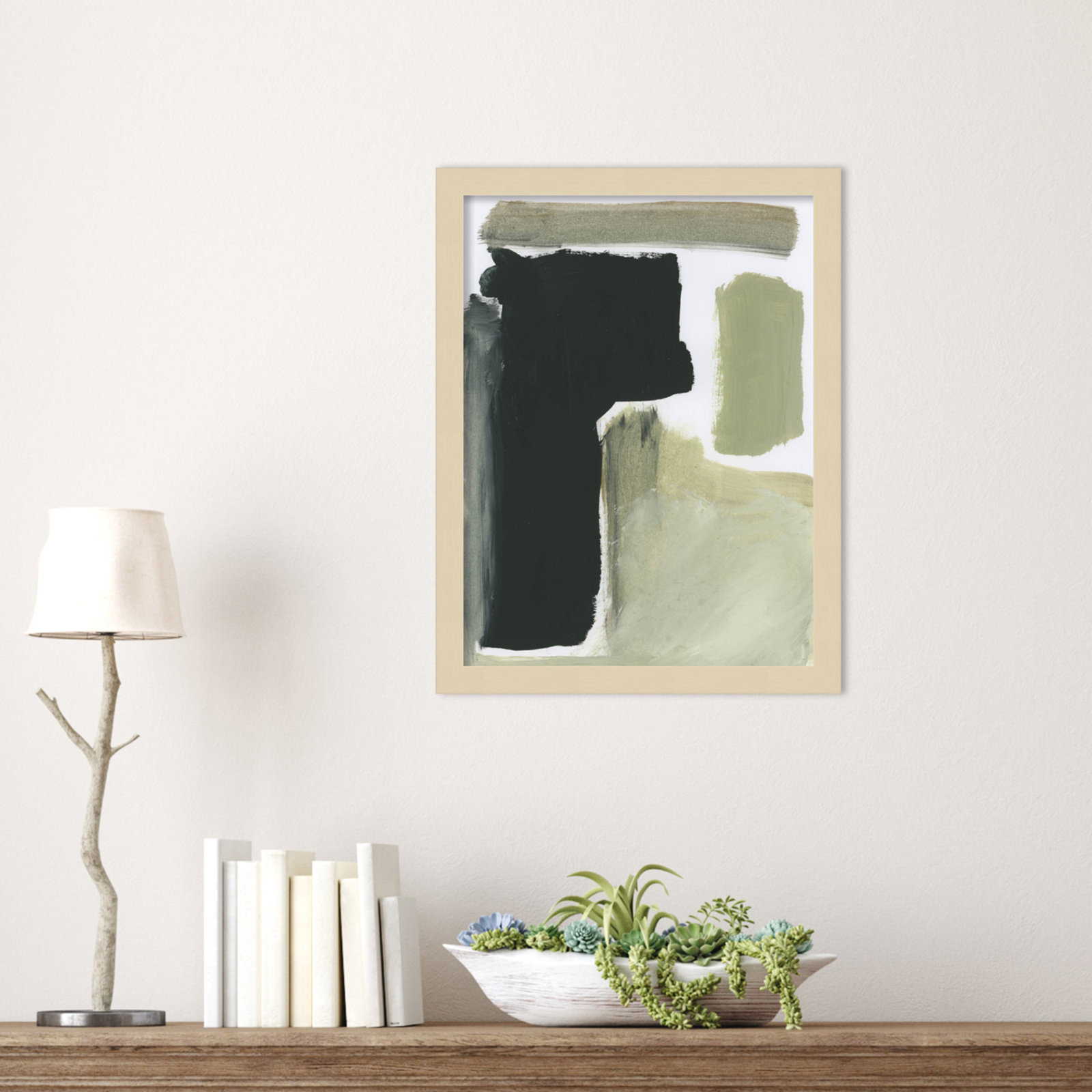 Cleve "Total" Print by Dan Hobday, Brown, 17" H x 13" W