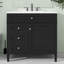 Meuble-lavabo de 36 pouces avec lavabo sur le dessus, armoire de rangement moderne, 2 tiroirs et tiroir supplémentaire-47268164-47268160