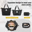 Ensemble de valise extensible Softside L bag 3 pièces avec sac de voyage
