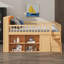 Lit mezzanine avec rangement intégré et tête de lit avec éclairage à DEL-229558228-229558229