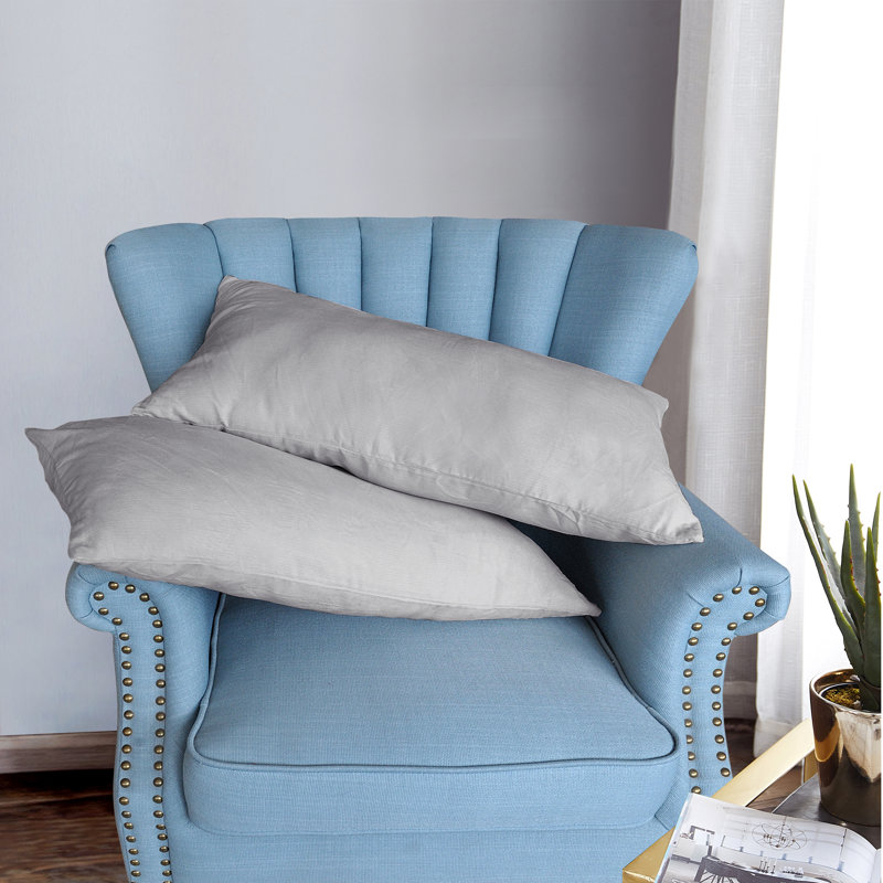 Cotton Corduroy Pillow Cover, Light Gray