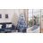Lake Blue Gradient Flocked Artificial Christmas Tree-101419759-106242453