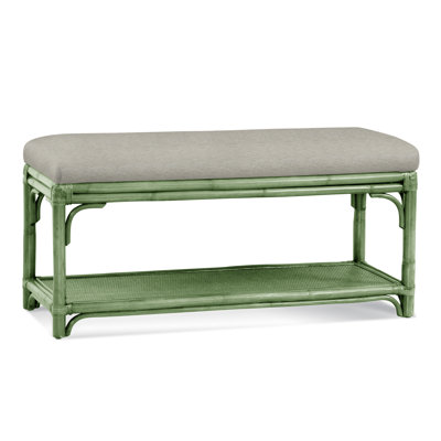 Banc de rangement en osier Summer Retreat
