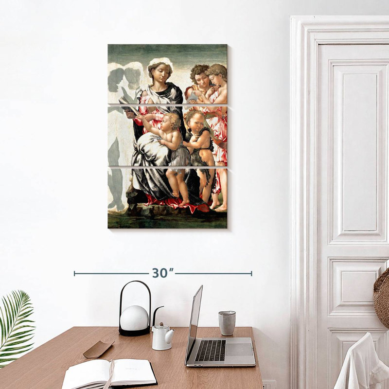 Adella Manchester Madonna 1497, H 32 po x l 20 po