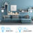 Adlih 1 - Light LED Dimmable Wall Mounted Sconces