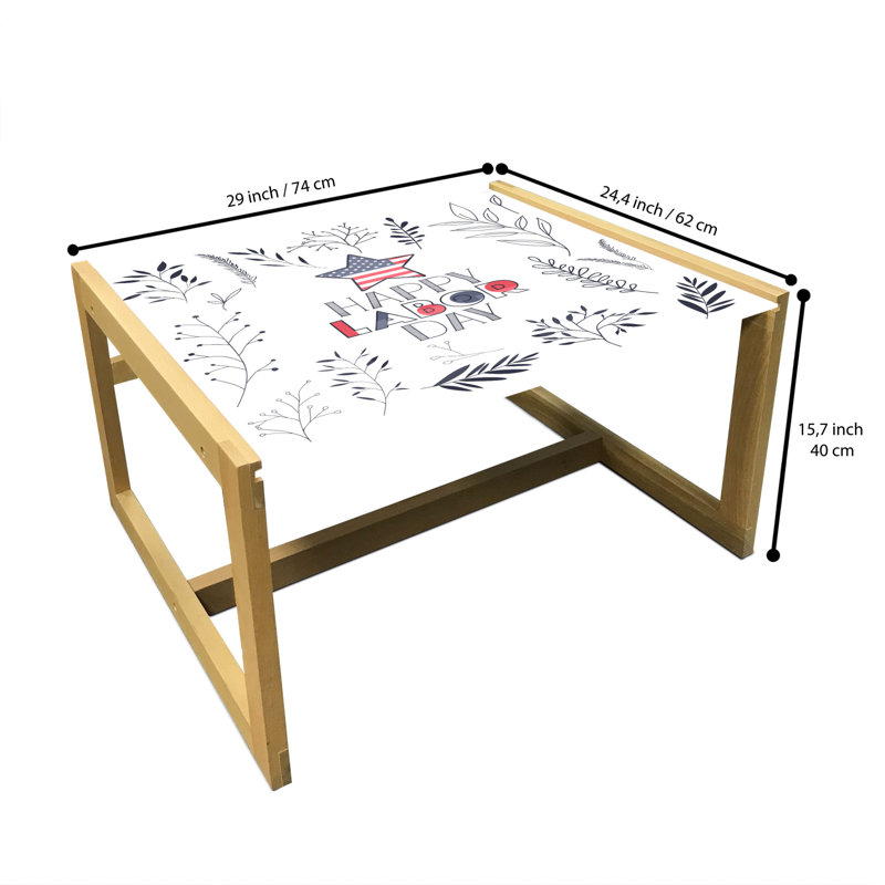 Sharon Sled Coffee Table, 40cm H x 74cm W x 62cm D