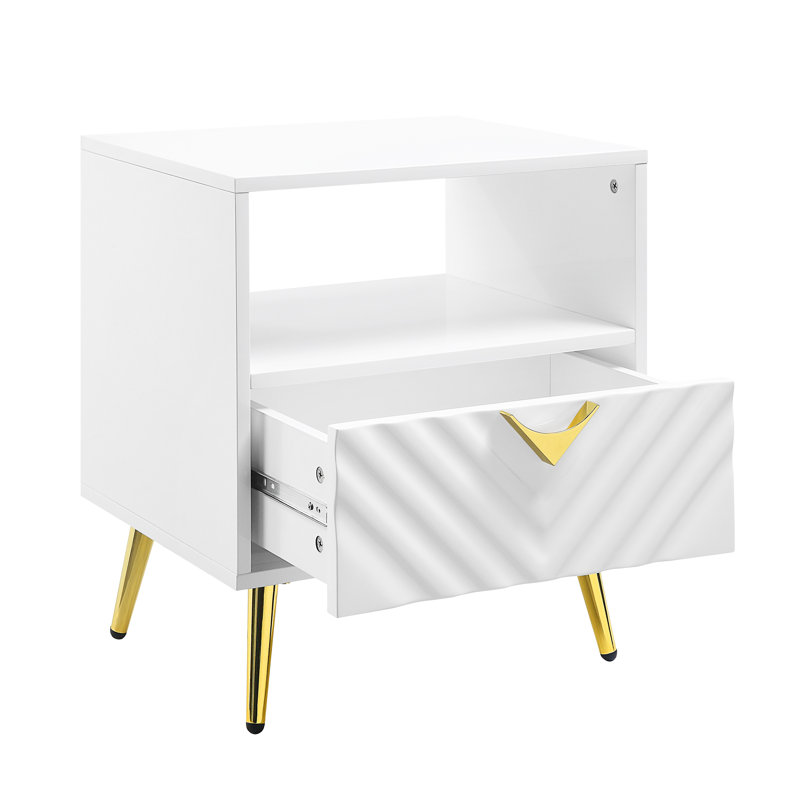 Table de bout avec rangement Heusain