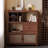 Multi Functional Rattan Accent Cabinet
