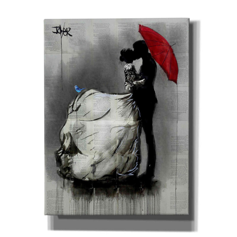 «Big Dresss» par Loui Jover, toile, art mural, H 54 po x l 40 po x P 1,5 po