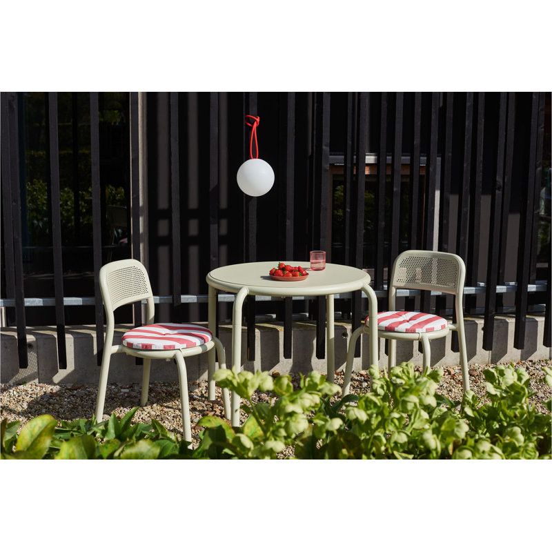 Toni Bistreau Outdoor Bistro Table Set With Chairs, Anthracite