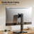 Monitor Stand, Stand-Alone Monitor Stand, For 13-34 Inch Screen, 360 Degree Rotation, 5 Height Settings, Adjustable Monitor Desktop Lift, Swivel And Tilt, Max VESA 100X100mm
