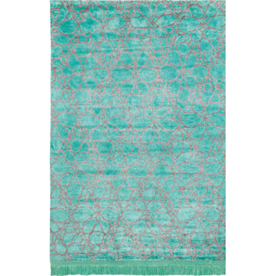 Templeville Solid Colour Hand Woven Area Rug