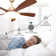 52 In. 5 Blades Smart Indoor Ceiling Fan With 3-colors Led Dimmable Light And Dc Reversible And App/remote Control