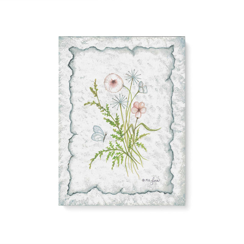 «Soft and Pretty Flowers» par Mary Ann June, reproduction d'art, 30 W x 40 H, Does Not Apply, Unframed Canvas