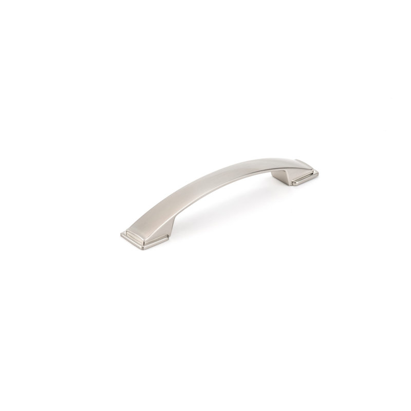 Poignée arche en métal 6 5/16 po, Nickel brossé, 5 1/32"
